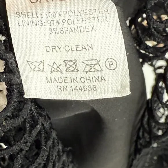 SAYLOR Black and White Mini Dress - Picture 9 of 10